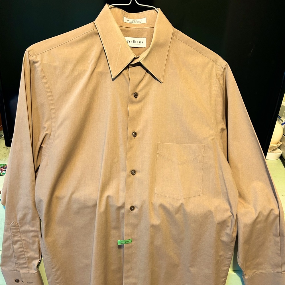 3 GENTLY USED MENS DRESS SHIRTS (#20)